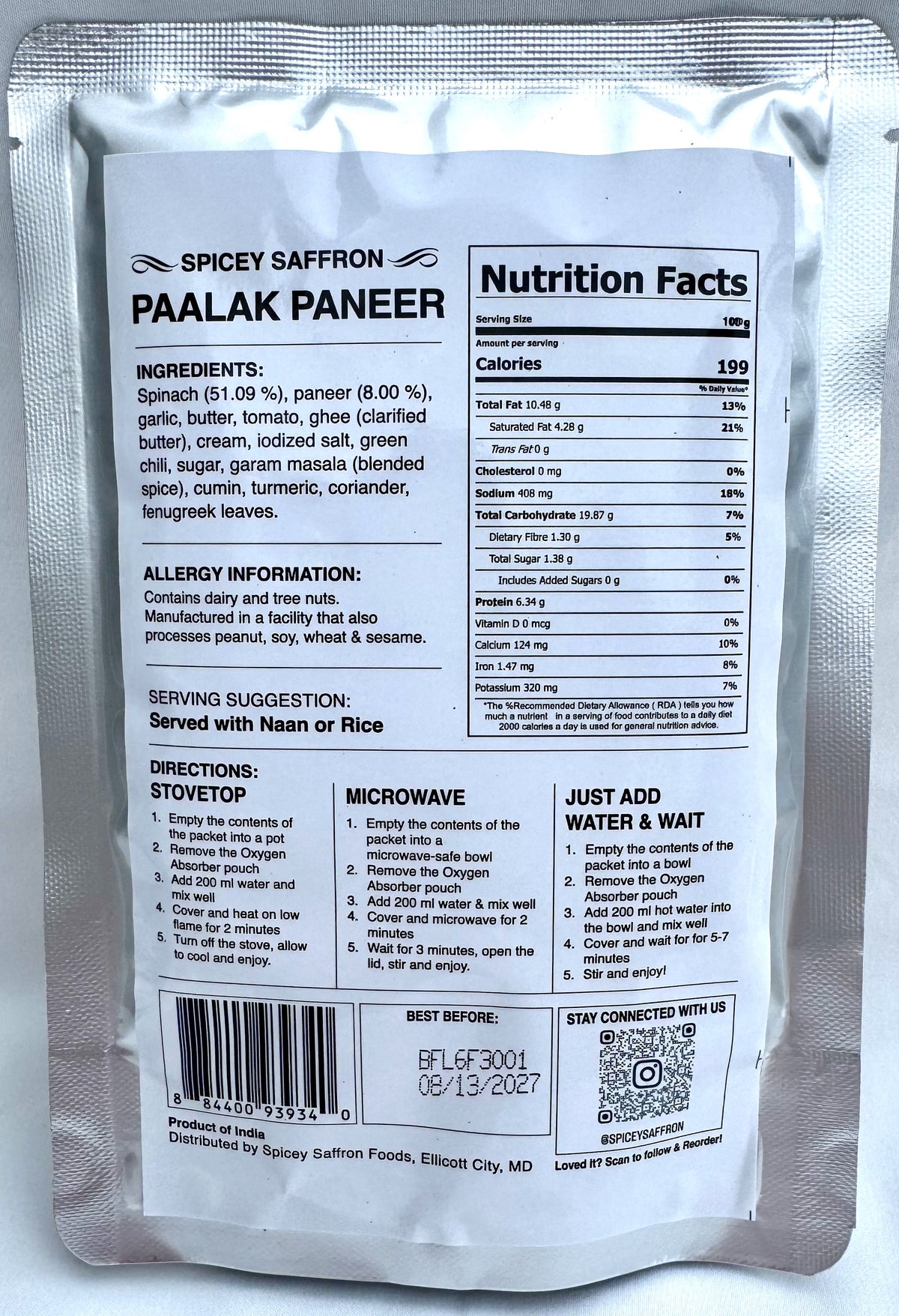 Palak Paneer